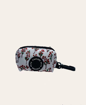 WASTE BAG HOLDER-RED FLORAL-3