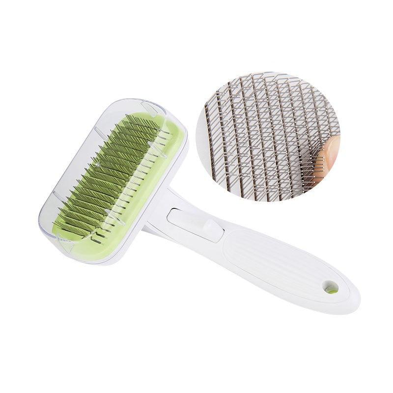 Luxury Pet Grooming Tool: Automatic Hair Brush Remover For Dogs And Cats-3