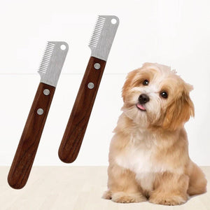 Dog Hair Removal Knife Pet Grooming Tool Shaving Comb Dog Accessories-1