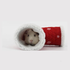 Cozy Critter Winter Retreat: Three-Channel Hamster Hedgehog Sleeping Bag-4