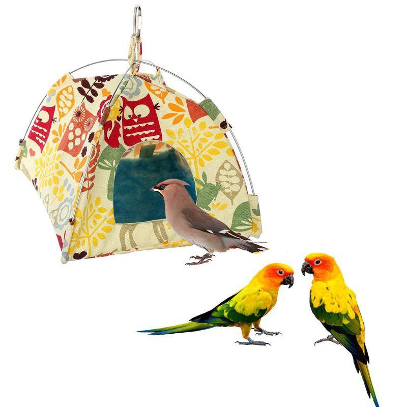 Vibrant Canvas Parrot Hammock: A Cozy Hangout For Your Feathered Friend-6