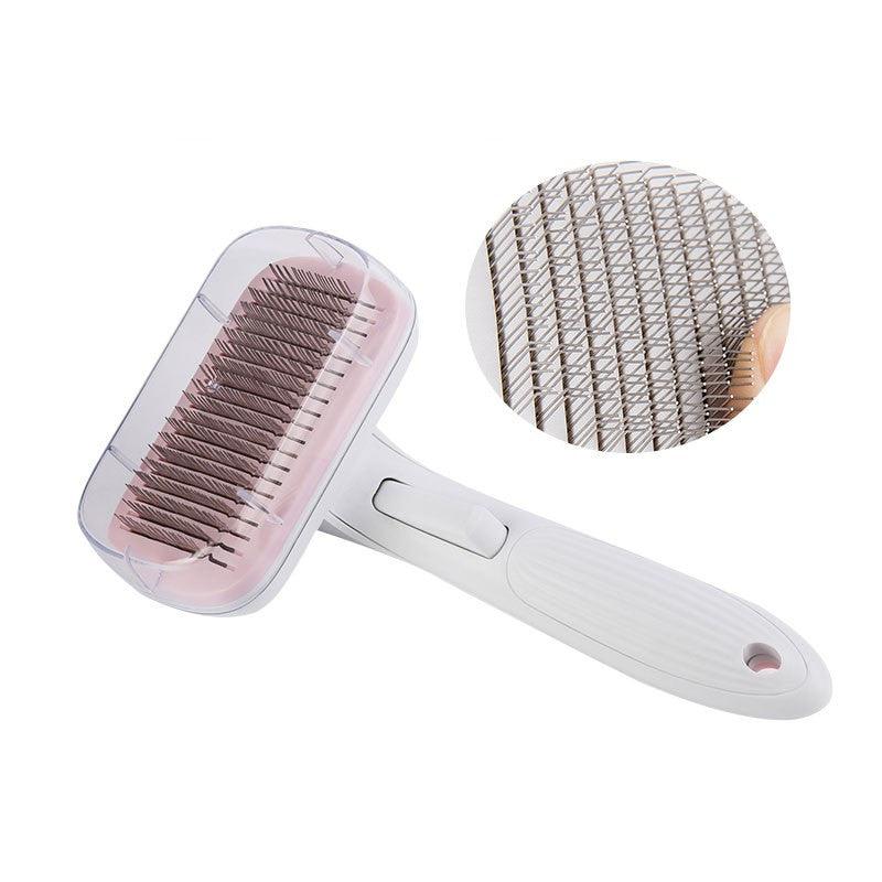 Luxury Pet Grooming Tool: Automatic Hair Brush Remover For Dogs And Cats-4