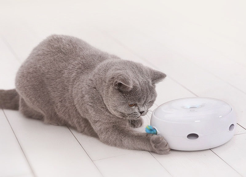 Interactive "UFO" Smart Cat Toy-0