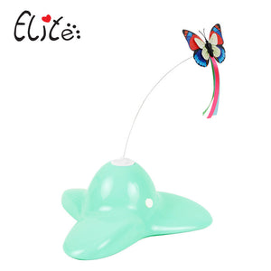 Electric rotating butterfly cat toy-2