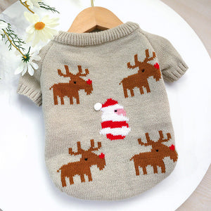 Pets Sweater Clothes Casual / Daily Christmas Winter Dog Clothes Puppy Clothes Pets Outfits Costume-0