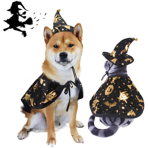 Halloween Pet Cosplay Costume Cat & Dog Apparel Outfits-0