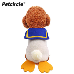 Halloween Pet Cosplay Costume Cat & Dog Outfits-Donald Duck-0