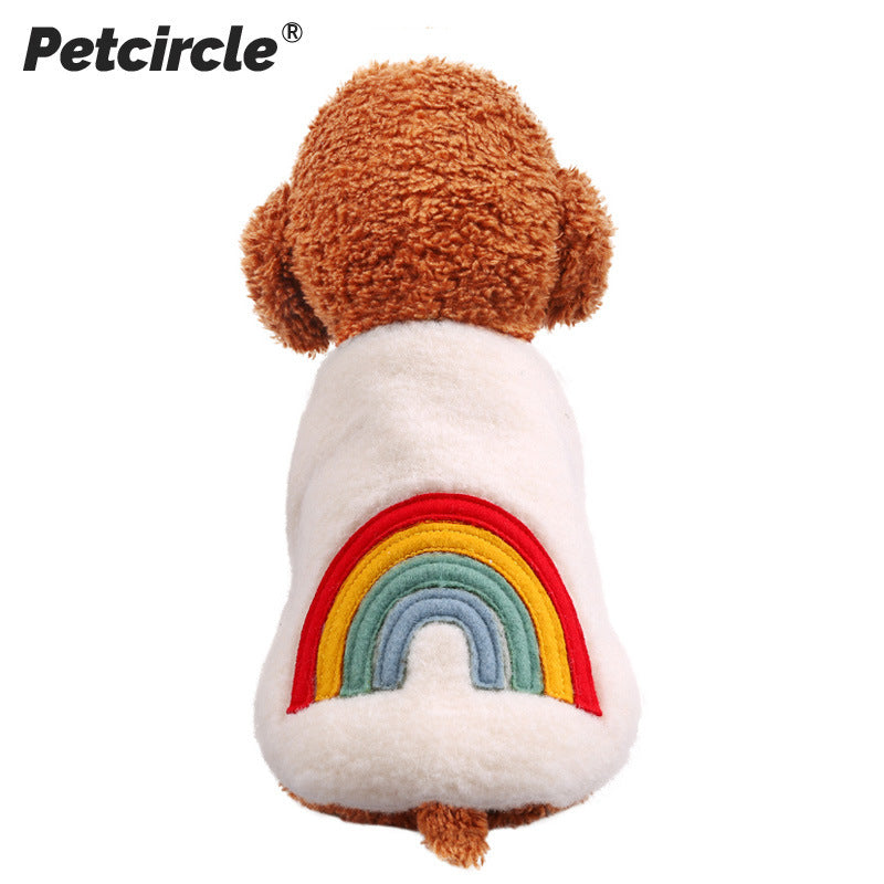 Halloween Pet Cosplay Costume Cat & Dog Outfits-Rainbow Love-0