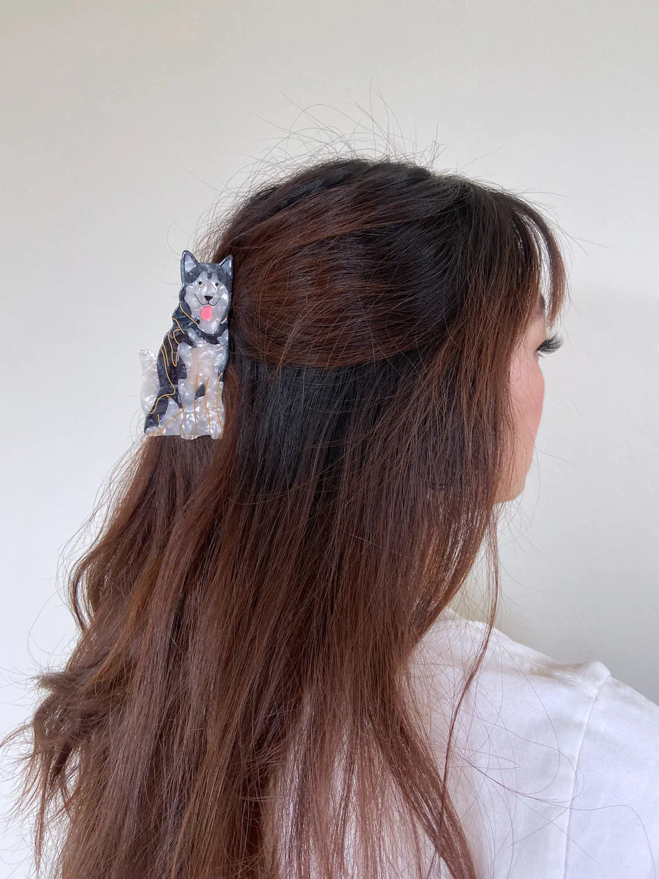 PAWSOME PETS NEW YORK Hand-painted Dog Breed Claw Hair Clip #15 | Eco-Friendly-2