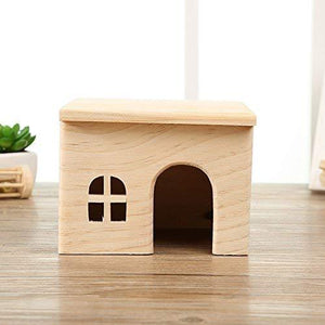 Wooden Hamster Haven: A Cozy Retreat For Spring And Summer-1