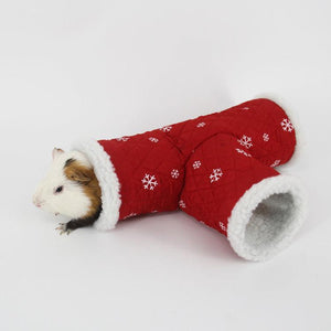 Cozy Critter Winter Retreat: Three-Channel Hamster Hedgehog Sleeping Bag-1