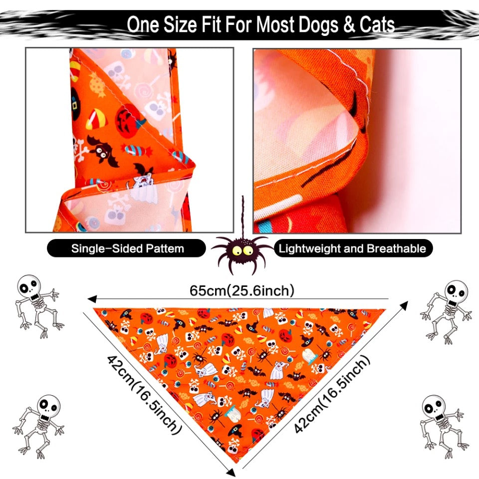 HOT SALES Halloween style bibs for pets-1