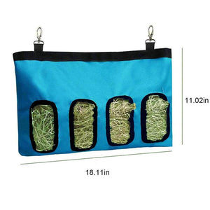 Hanging Pet Hay Feeder Bag - Convenient And Stylish Solution For Rabbits, Guinea Pigs, And Chinchillas-7