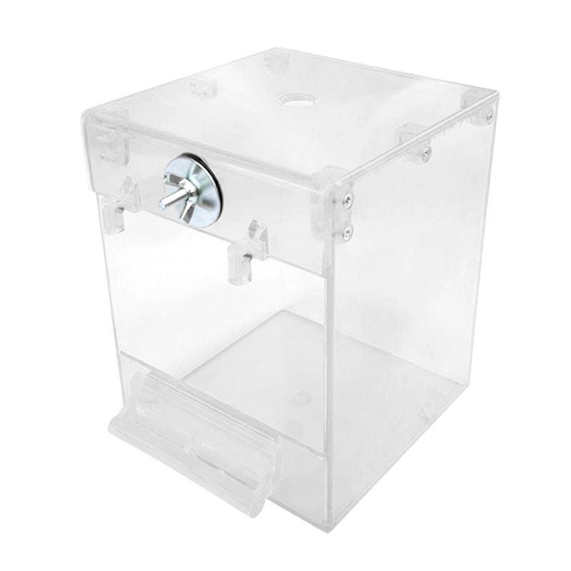 Transparent Square Acrylic Bird Bath: A Soothing Oasis For Your Feathered Friends-3