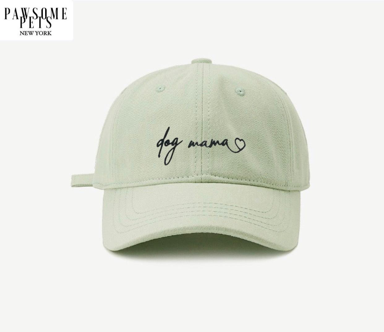 DOG MOM HAT - LIGHT BEAN GREEN-0