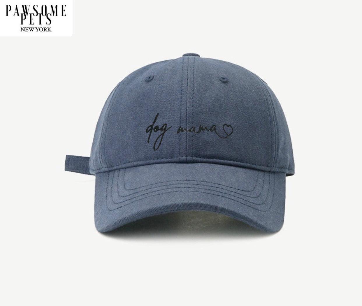 DOG MOM HAT - NAVY BLUE-0