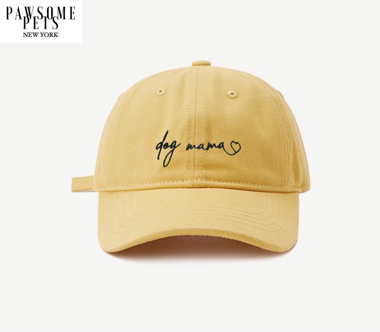 DOG MOM HAT - YELLOW-0