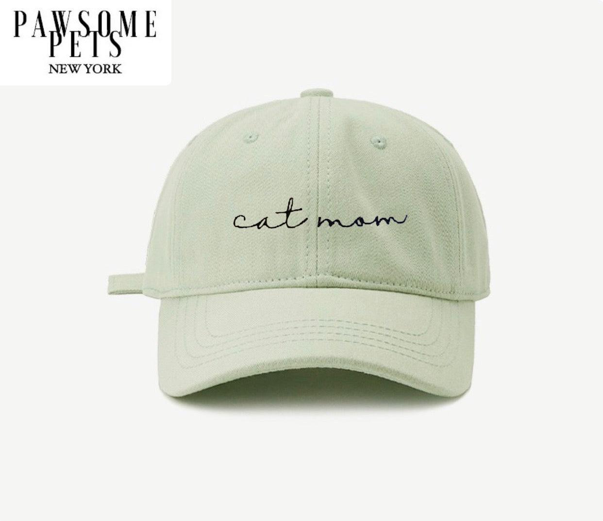 CAT MOM HAT - LIGHT GREEN BEAN-0