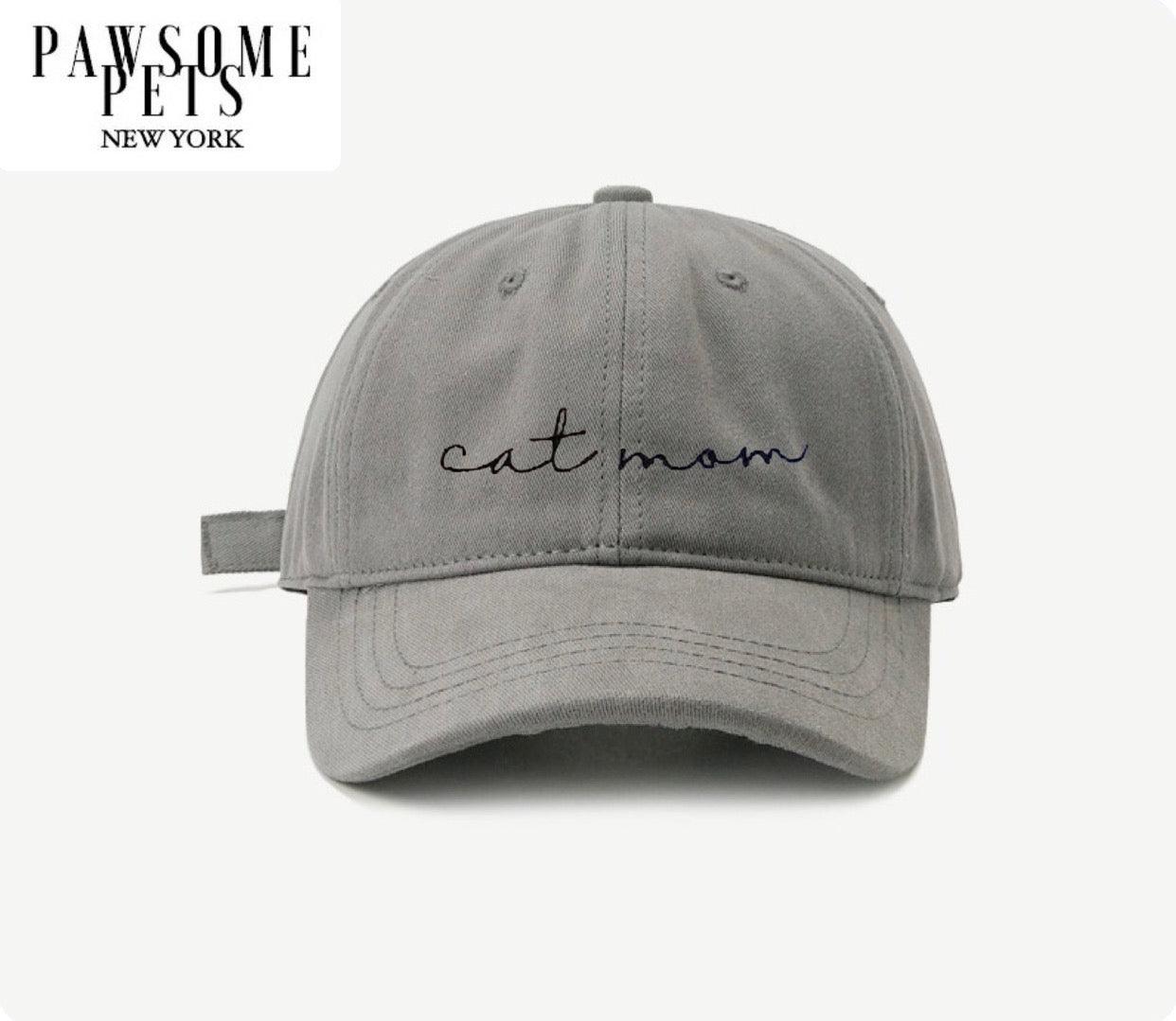 CAT MOM HAT - GREY-0