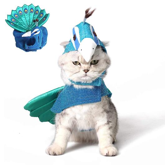 2-Piece pets Peacock Costume-0