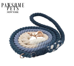 ROPE LEASH - OMBRE BLUE-0