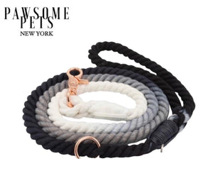 ROPE LEASH - OMBRE BLACK-0