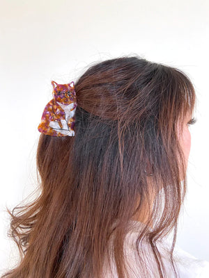 PAWSOME PETS NEW YORK Hand-painted Cat Breed Claw Hair Clip #1 | Eco-Friendly-2