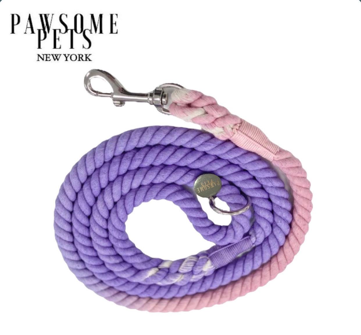 ROPE LEASH - LILAC PINK-0