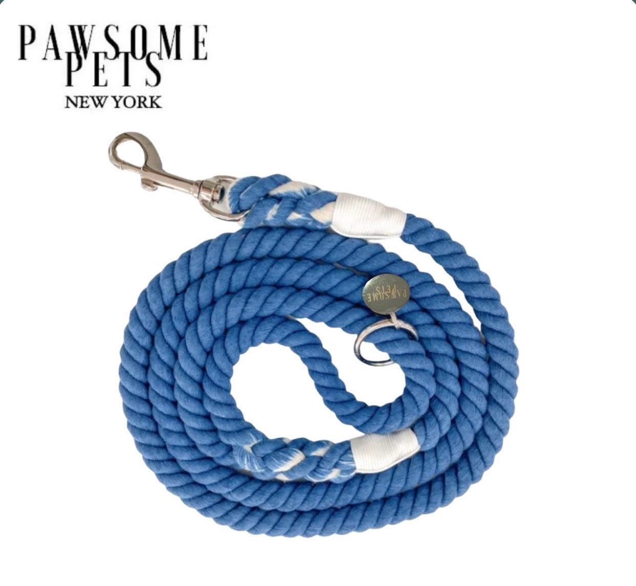 ROPE LEASH -  PEACOCK BLUE-0