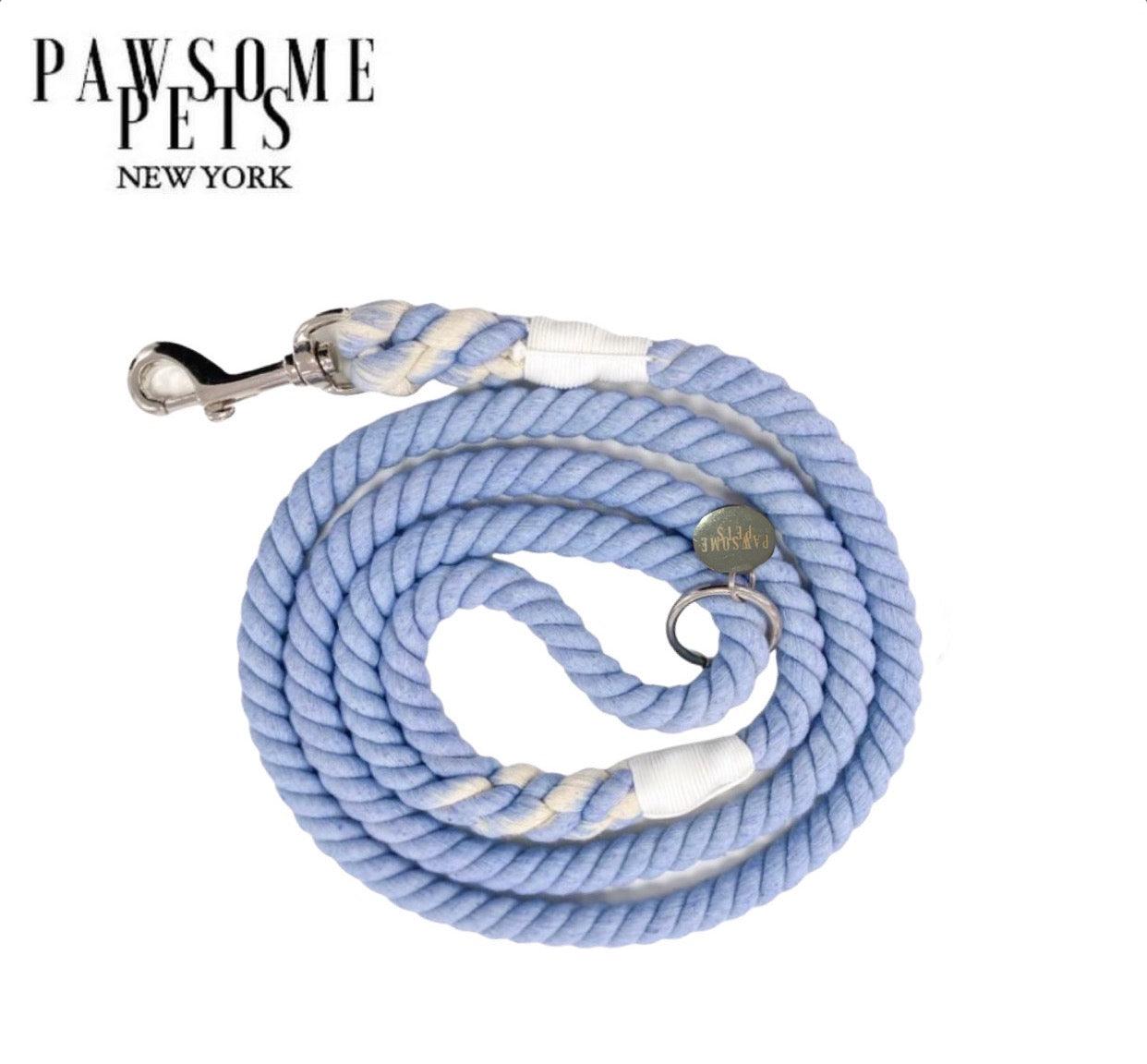 ROPE LEASH -  SEA BLUE-0