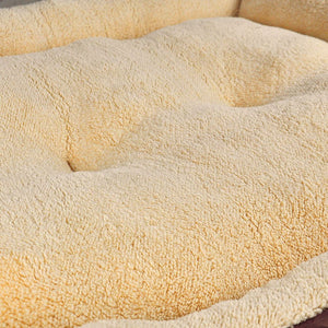 Deluxe Soft Cushion Washable Pet Bed - Warm Brown-2