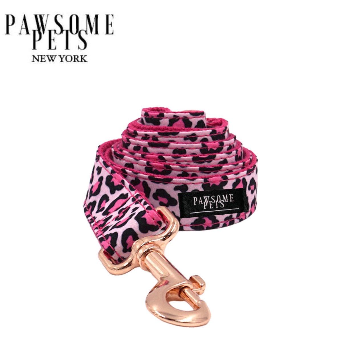 LEASH - PINK LEOPARD-0