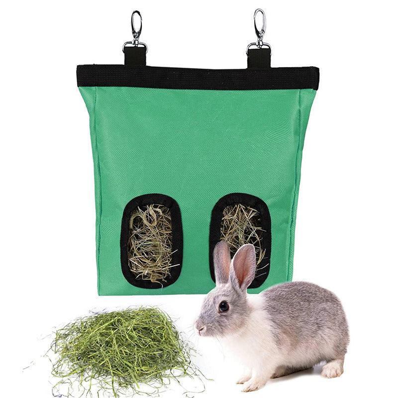 Hanging Pet Hay Feeder Bag - Convenient And Stylish Solution For Rabbits, Guinea Pigs, And Chinchillas-17