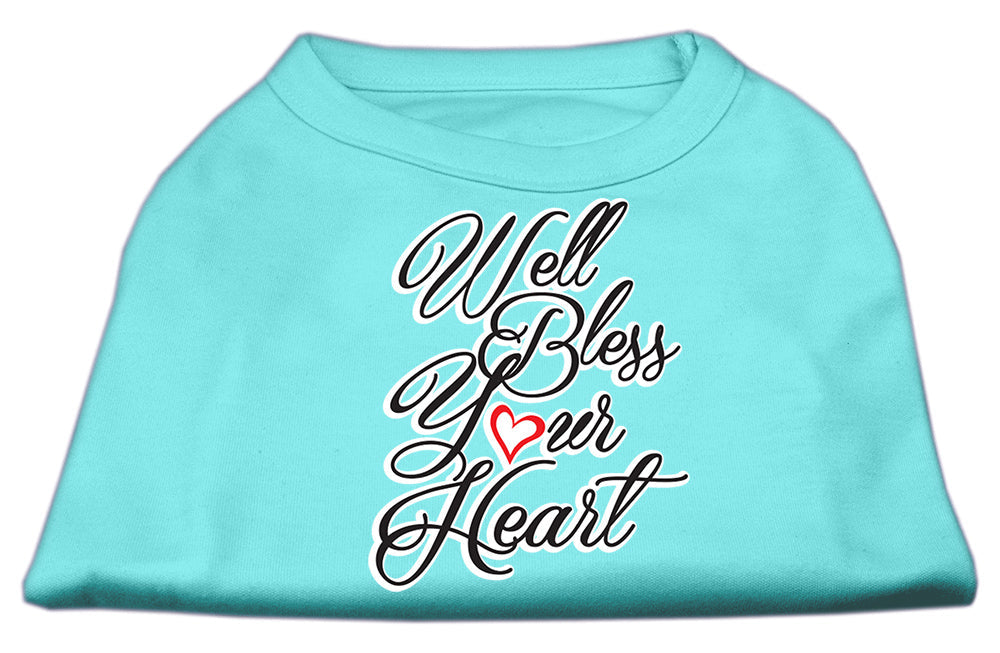 Pet Dog & Cat Shirt Screen Printed, "Well Bless Your Heart"-5