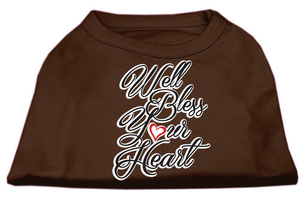 Pet Dog & Cat Shirt Screen Printed, "Well Bless Your Heart"-9