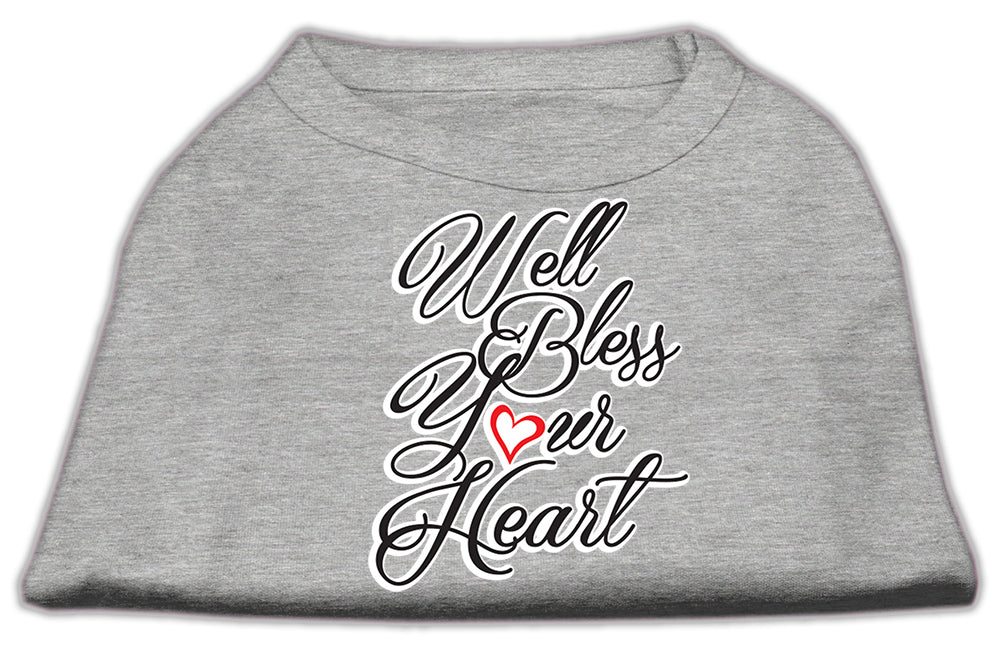 Pet Dog & Cat Shirt Screen Printed, "Well Bless Your Heart"-11