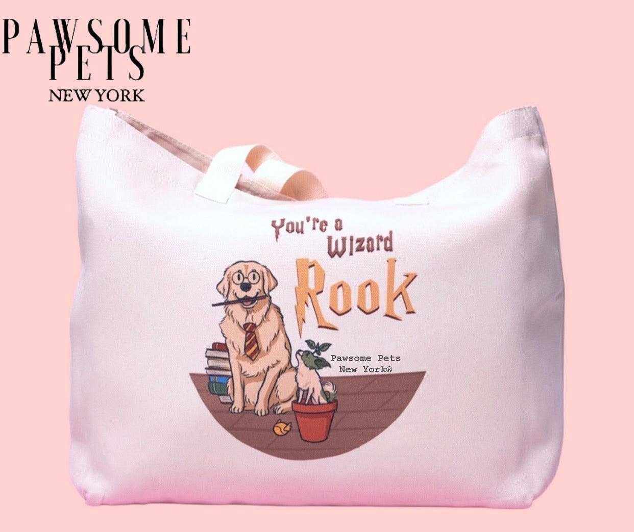 TOTE BAG - YOU'RE A WIZARD PUP-0