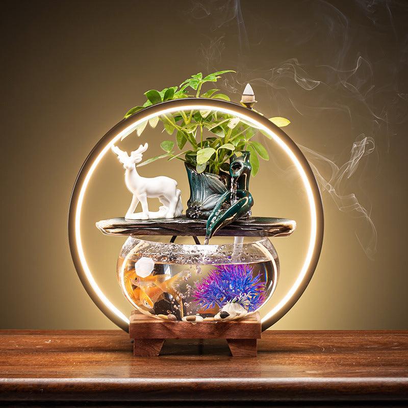 Fortune Flowing Fish Tank - A Captivating Addition To Your Home-8