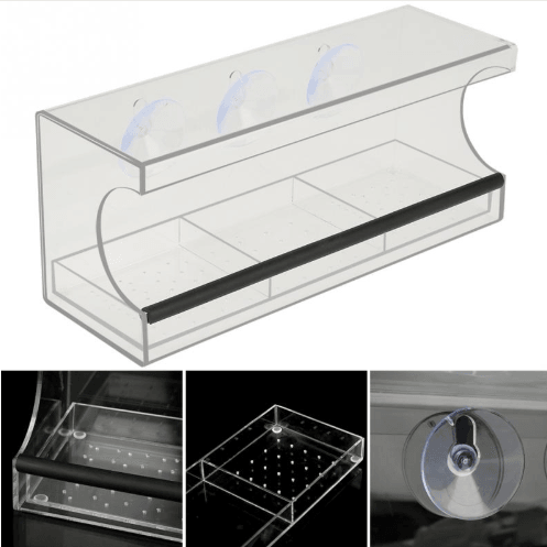 Crystal Clear Acrylic Pet Feeder-1