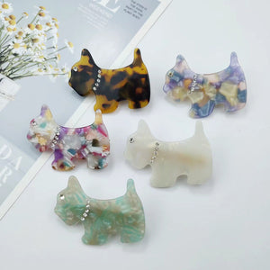 PAWSOME PETS NEW YORK Hand-painted Dog Hair Clip all colors | Eco-Friendly-1