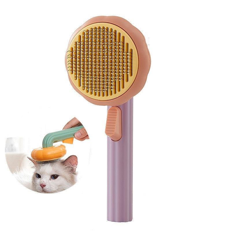 The Feline Fabulous: Hair-Saving Self-Cleaning Steel Wire Comb-3