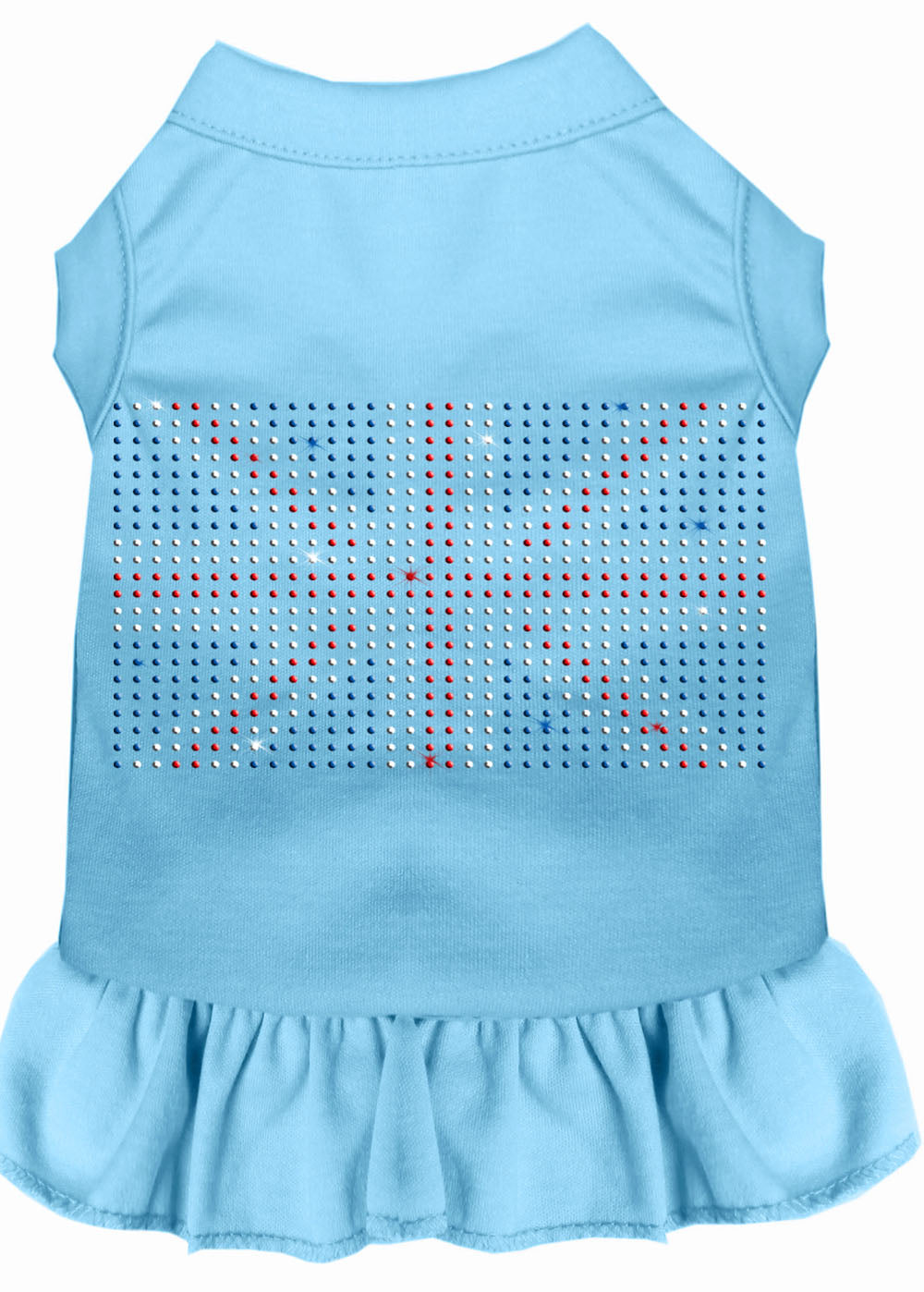 Pet Dog & Cat Dress Rhinestone, "British Flag"-5