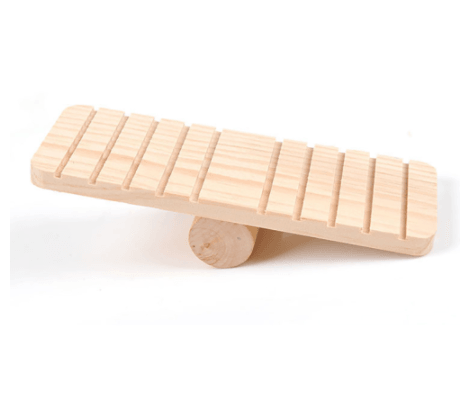 Pet Playtime Wooden Seesaw: A Fun And Durable Toy For Small Animals-0