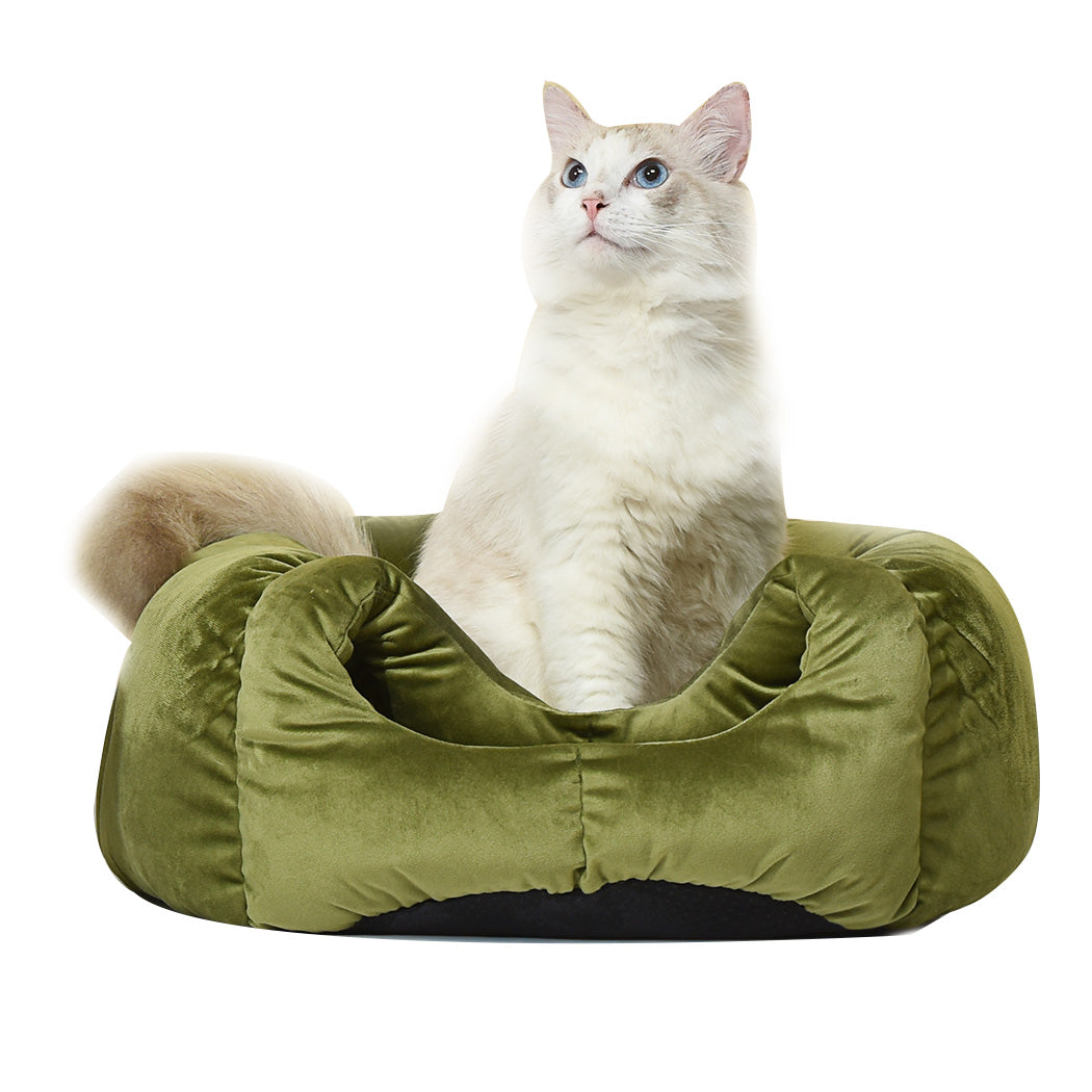 Cat Castle Igloo Round Nest Cave Green L-4