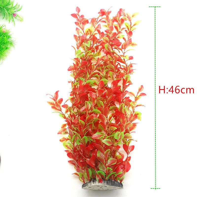 Vibrant Plastic Simulation Plant For Aquarium Fish Tank-2