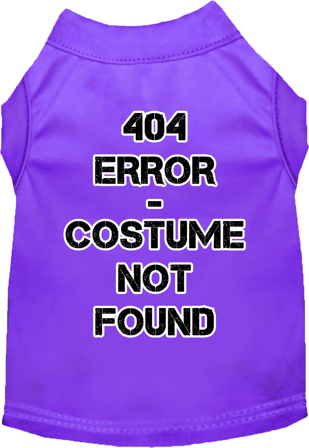 Halloween Costume Cat or Dog Shirt for Pets "404 Error Costume"-9