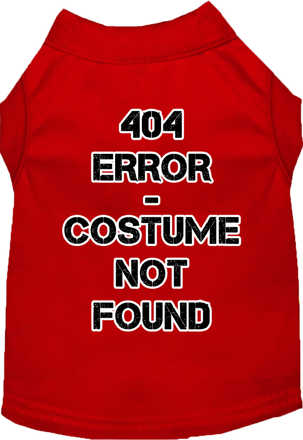 Halloween Costume Cat or Dog Shirt for Pets "404 Error Costume"-10