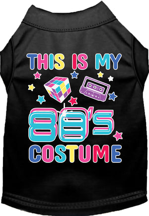 Halloween Costume Cat or Dog Shirt for Pets "Technicolor 80's Costume"-2