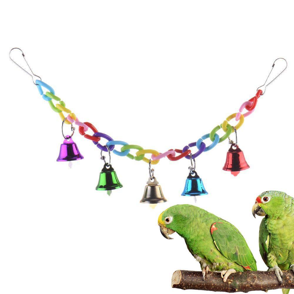 Peony Paradise Wooden Bird Swing And Biting Toy Set-2