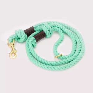 Dog Rope Leash - 	Teal-0